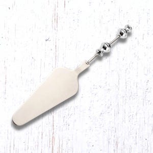 Beadable blanks, cake or pie slice server, beadable serving utensils, beadable items DIY gifts for hostess or wedding gift (D0176)