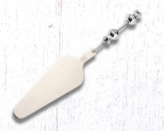 Beadable blanks, cake or pie slice server, beadable serving utensils, beadable items DIY gifts for hostess or wedding gift (D0176)