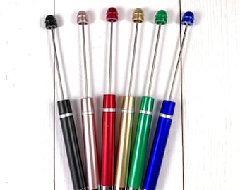 5 beadable stylus blanks, DIY beadable blanks for handmade gifts, add a bead DIY party favors, blank stylus for tablets, DIY tech tool gifts