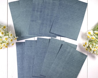 Cyanotype paper, A6 size sheets 4.1x5.8", solar printing paper only (not a kit), for DIY botanical prints for scrapbooking, collage, cards