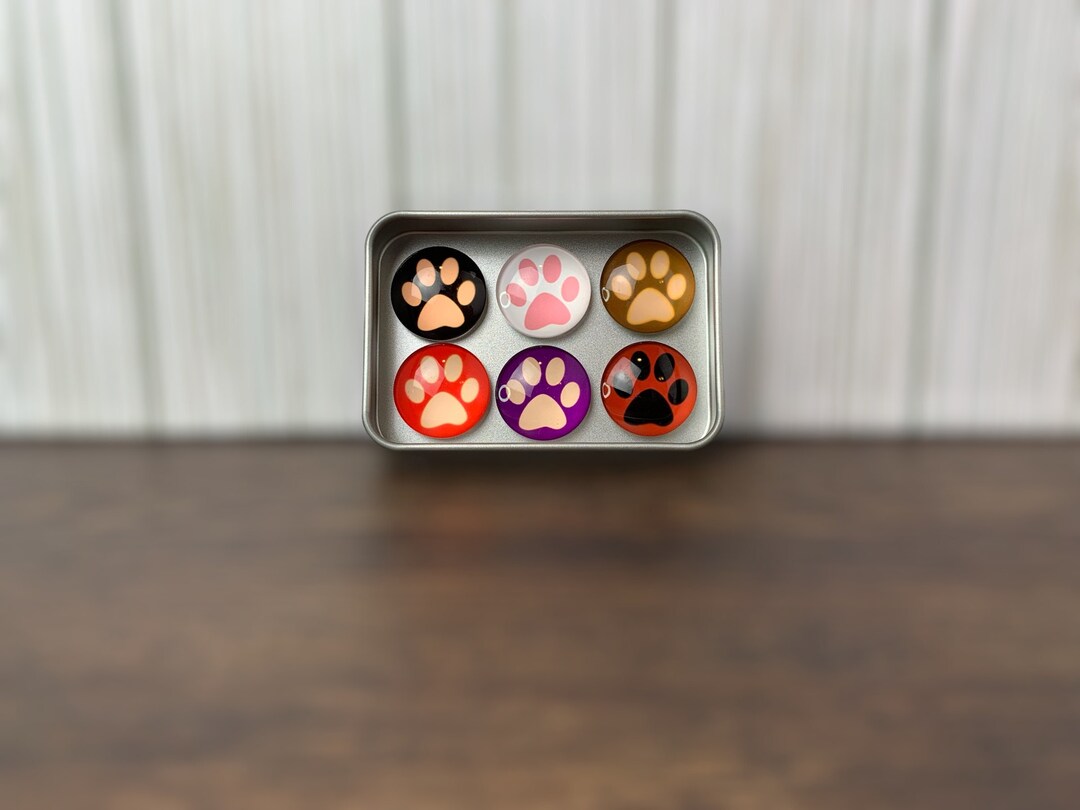 Paw Print Whiteboard Magnets for Teachers, Dog Lover Gift for Women ...