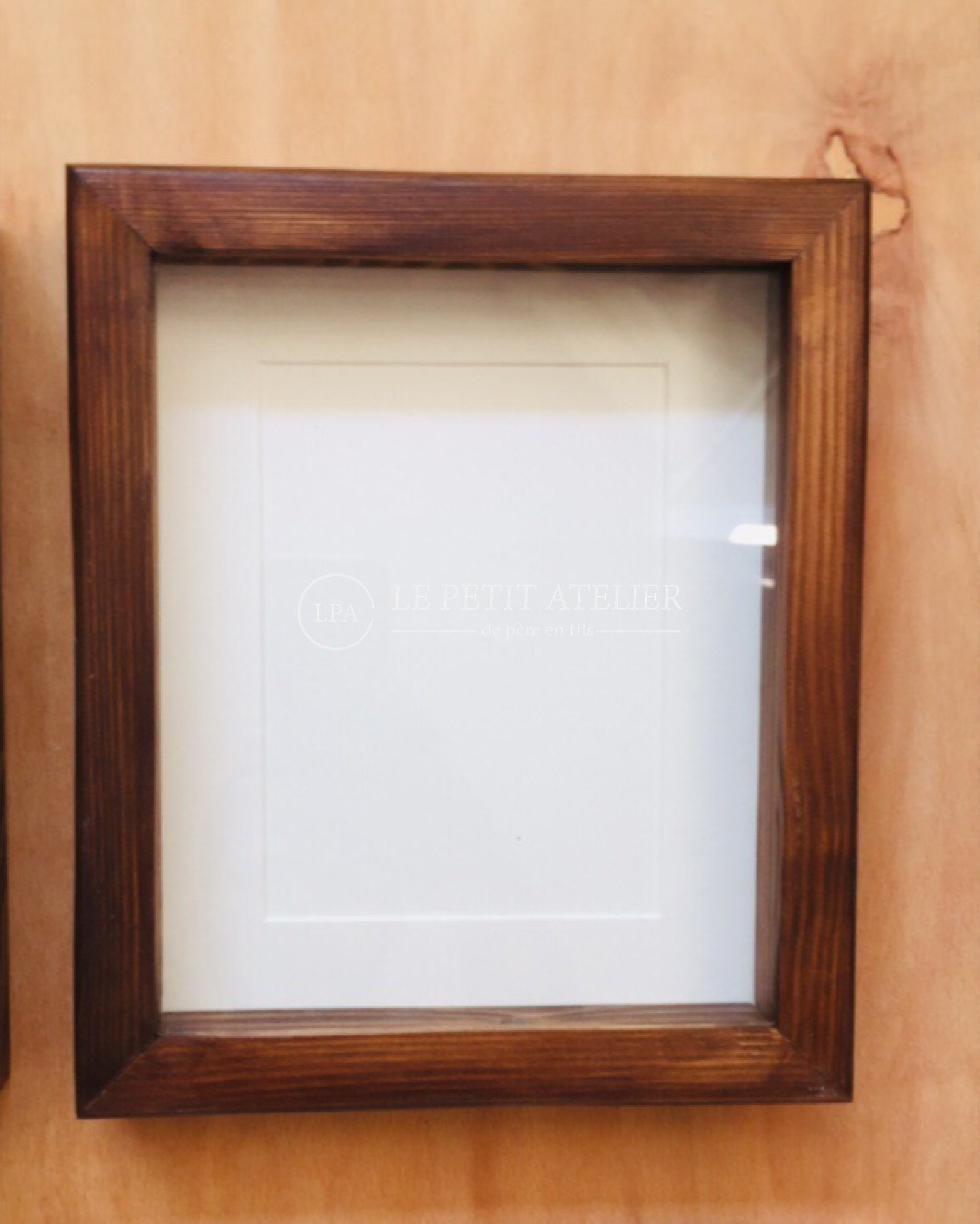 Shadow Box Picture and Deco Frame Natural Wood finished with Etsy