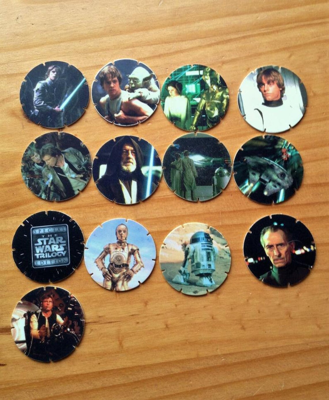 star wars tazos value