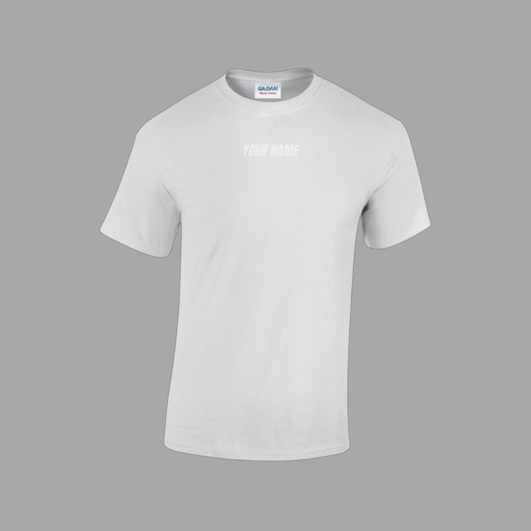 personalised t shirt custom vinyl printed design heavy etsy
