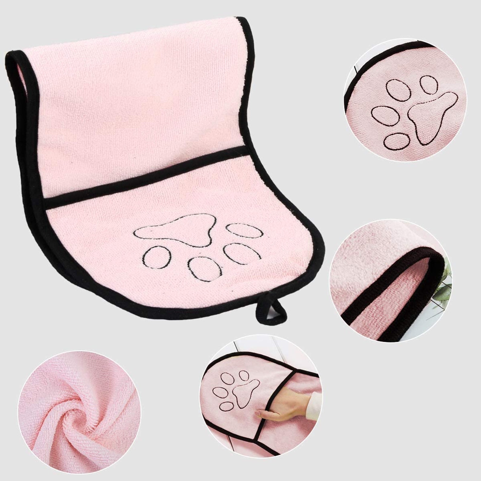 Pet Towel, Microfibre Pet Towel, Dog Towel, Cat Towel, Quick Dry Pet