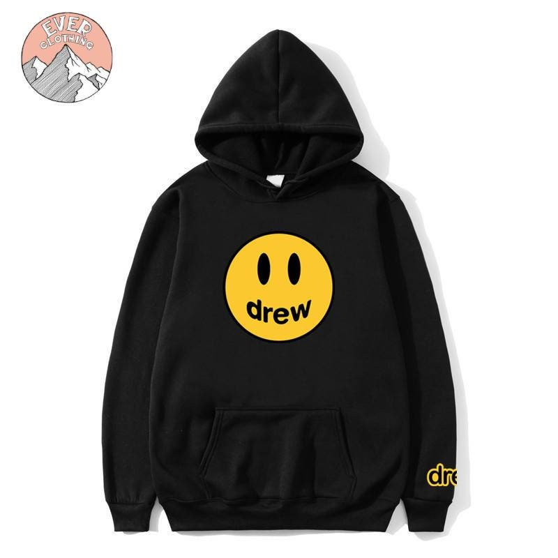 Simple Smile Drew Hoodie Hip Hop Music Fan Harajuku Sweater | Etsy