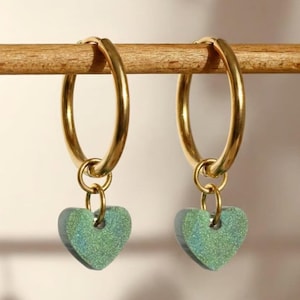 Rectangular hammered medallion pendant earrings in gold plating