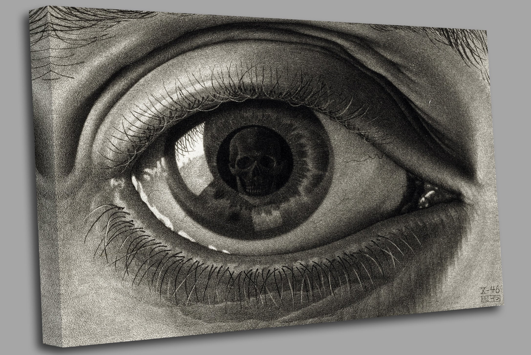 M.C. Escher Eye Canvas Wall Art Picture Print - Etsy