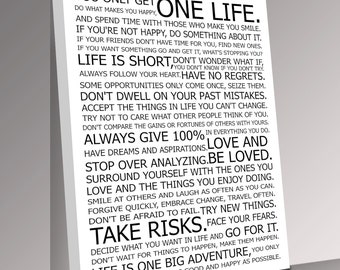 TANYANG The Manifesto This Is Your Life Posterdruck Auf TANYANG The Manifesto This Is Your Life Posterdruck Auf