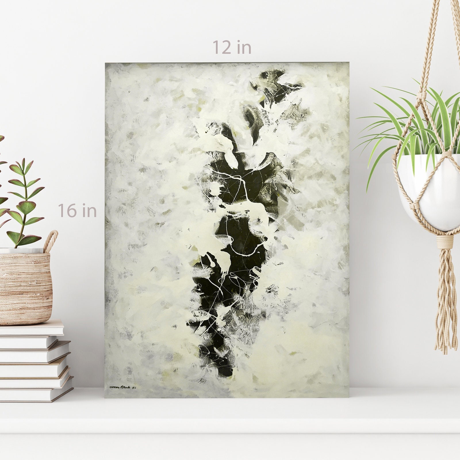 The Deep 1953 Jackson Pollock Canvas Wall Art Print - Etsy