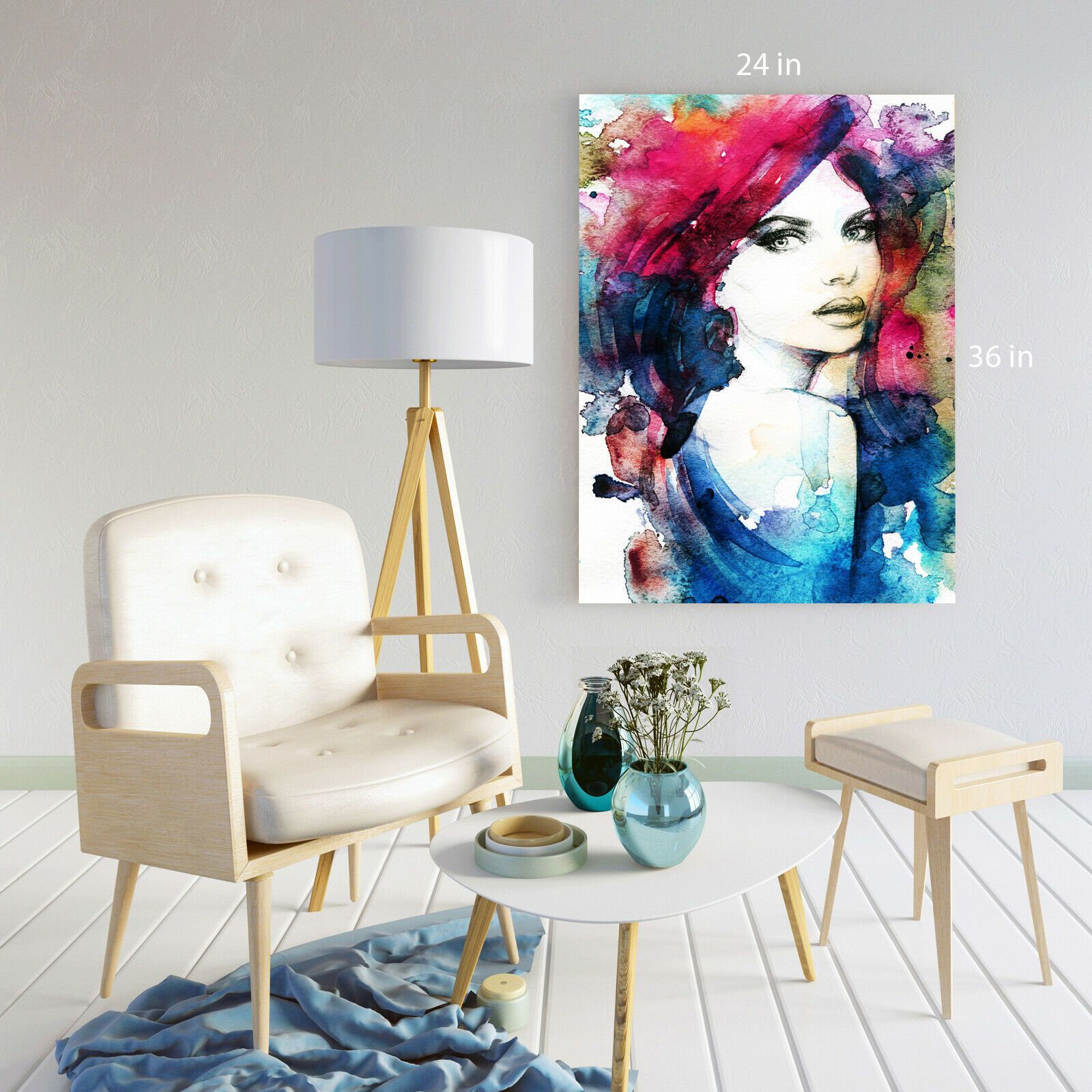 Women Looking Abstract Canvas Wall Art Picture Print - Etsy