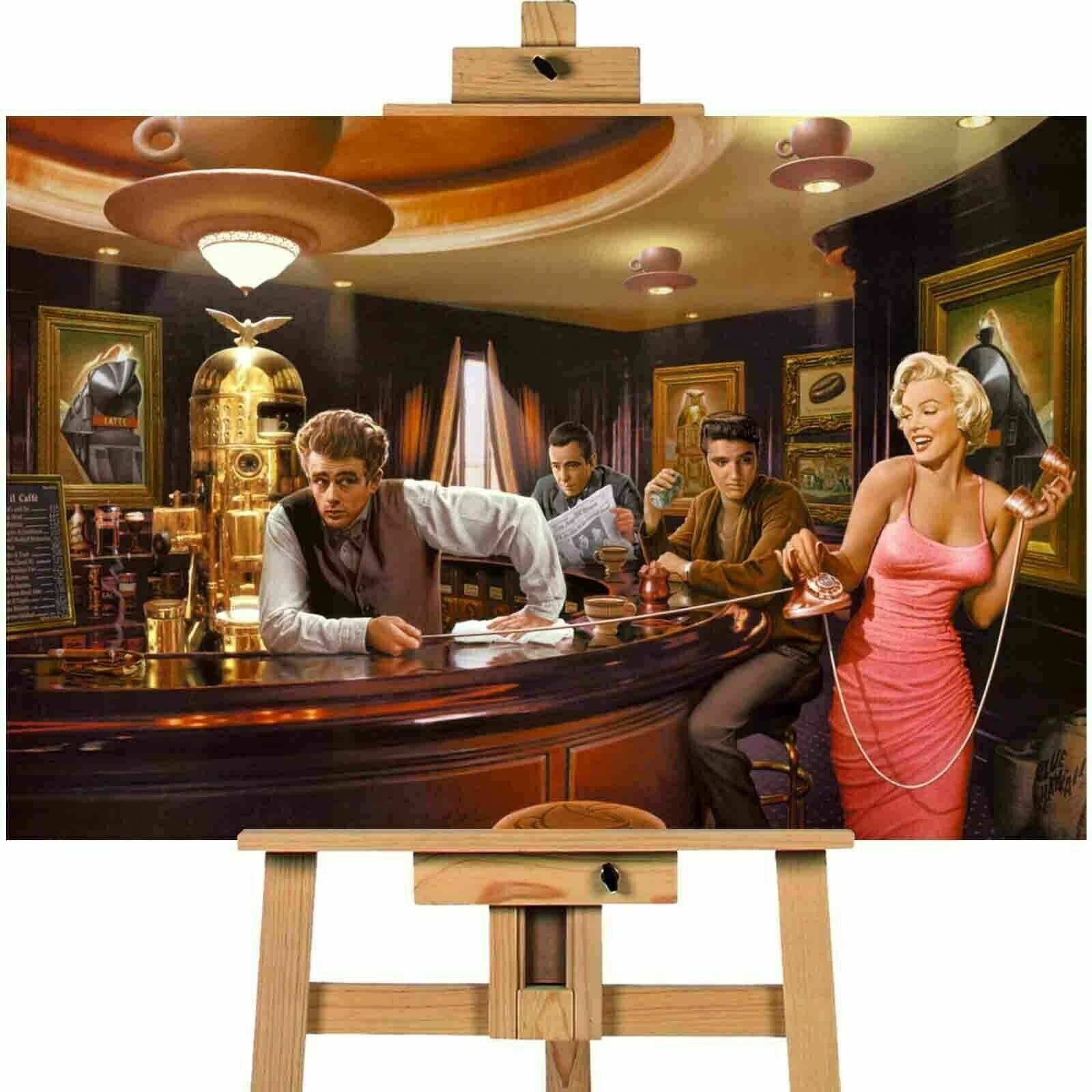 Marilyn Monroe James Dean Elvis Canvas Print Wall Art - Etsy