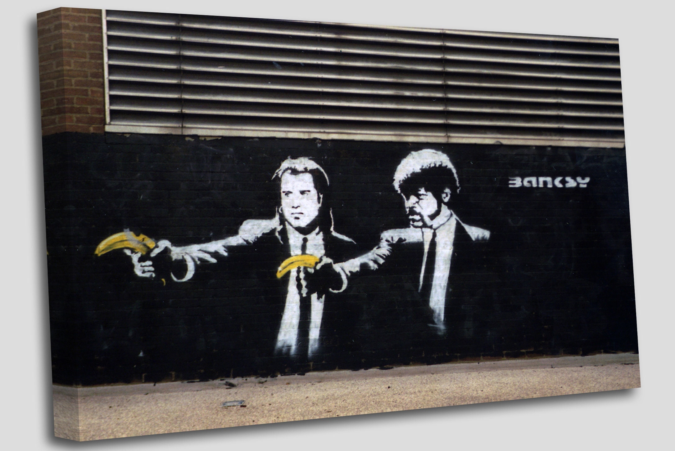 BANKSY Pulp Fiction Canvas Wall Art Picture Print - Etsy Canada