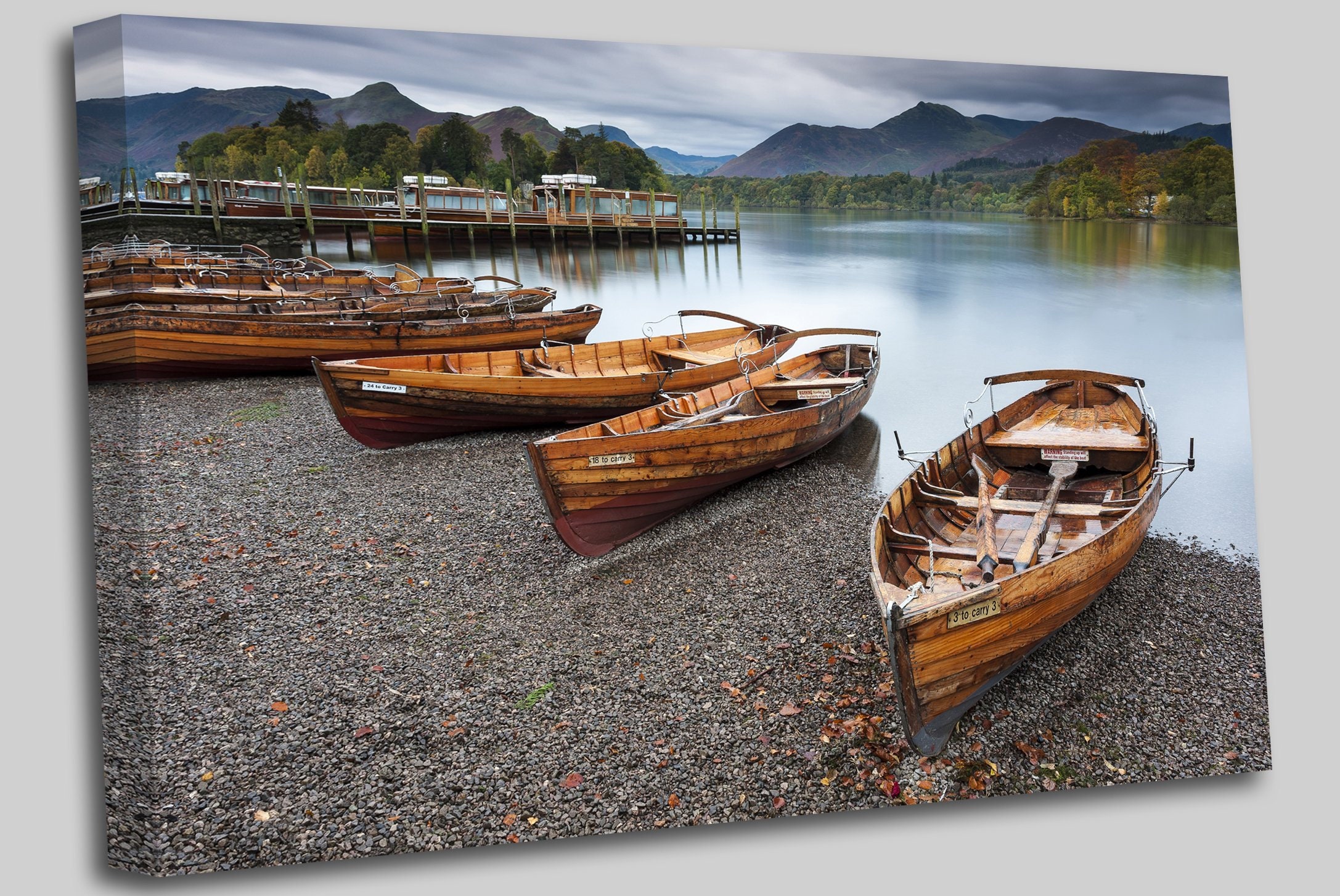Keswick English Lake District UK Canvas Wall Art Picture Etsy