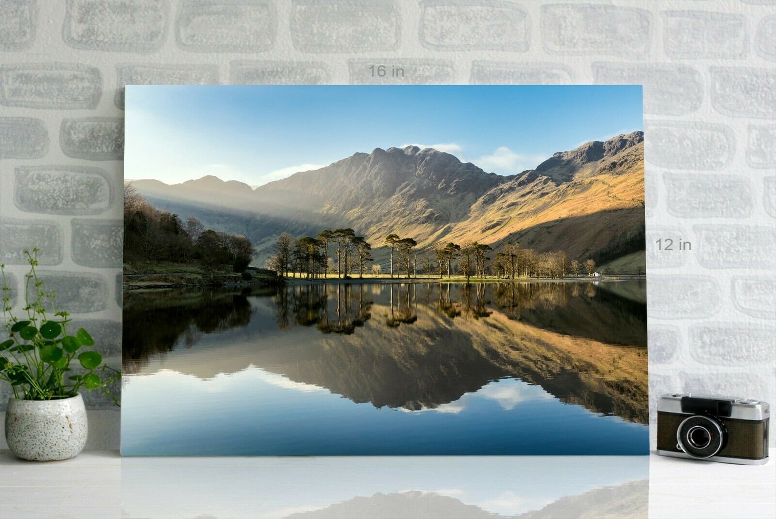 Buttermere Lake District Canvas Wall Art Picture Print Etsy