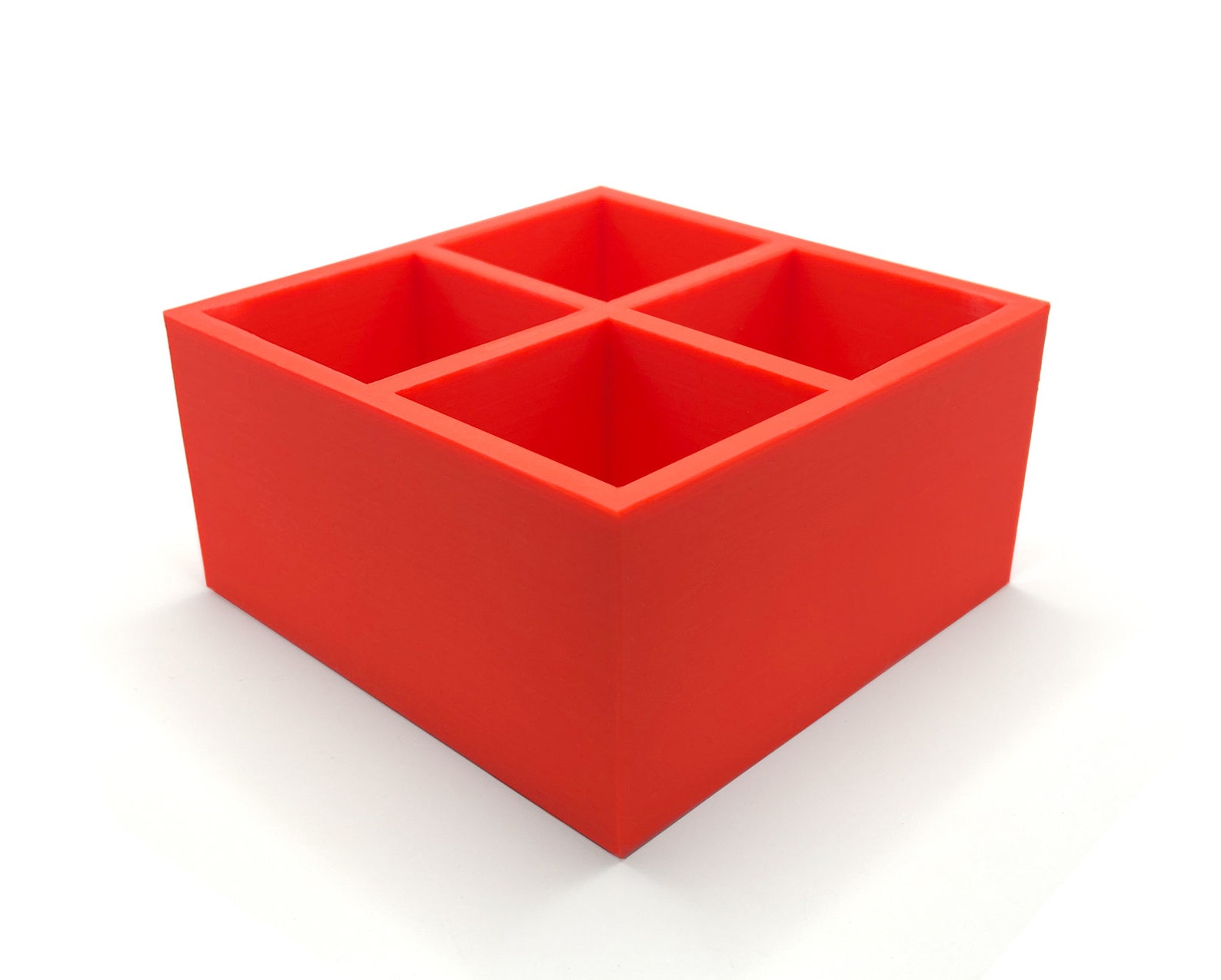 Personalized Silicone Ice Cube Mold Tray With Monogram or Text Initials