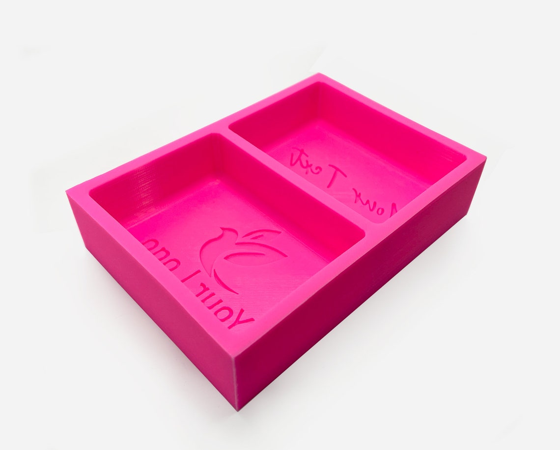 Custom Soap Mold Your Logo or Text or Name Personalized Etsy