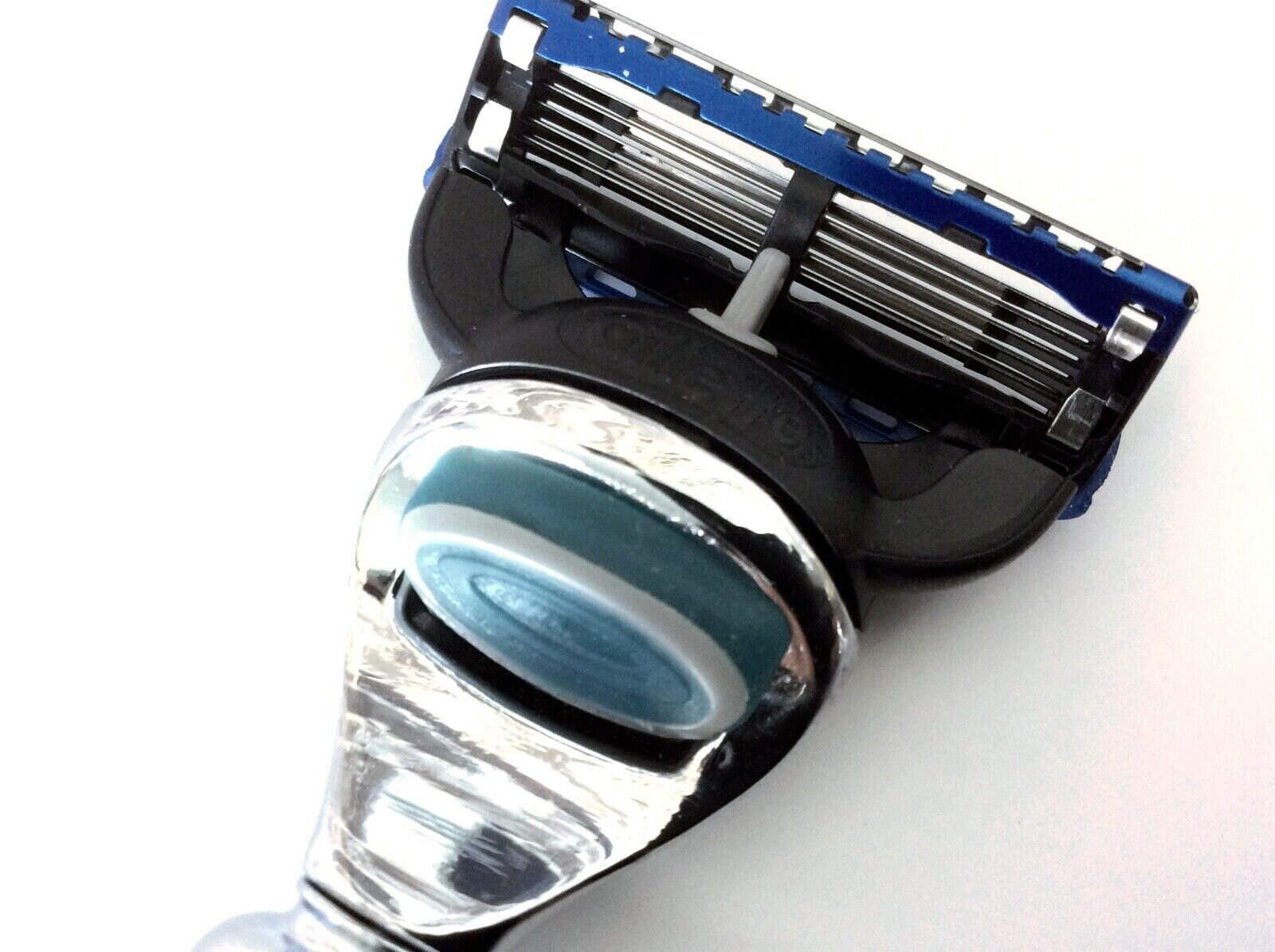 Handmade Acrylic Handle Safety Razor With GILLETTE FUSION5 Cartridge ...