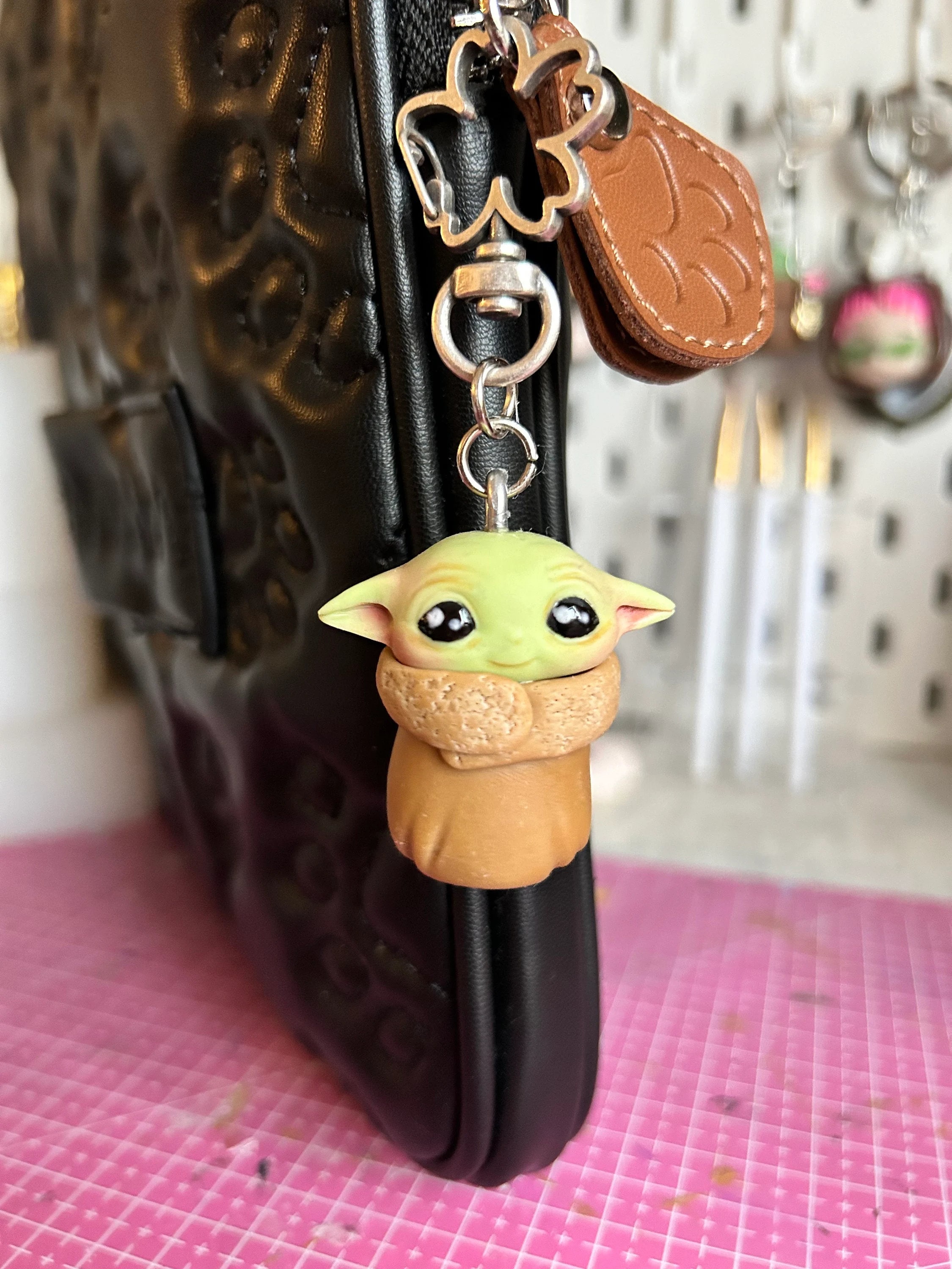 Air dry clay keychain deals