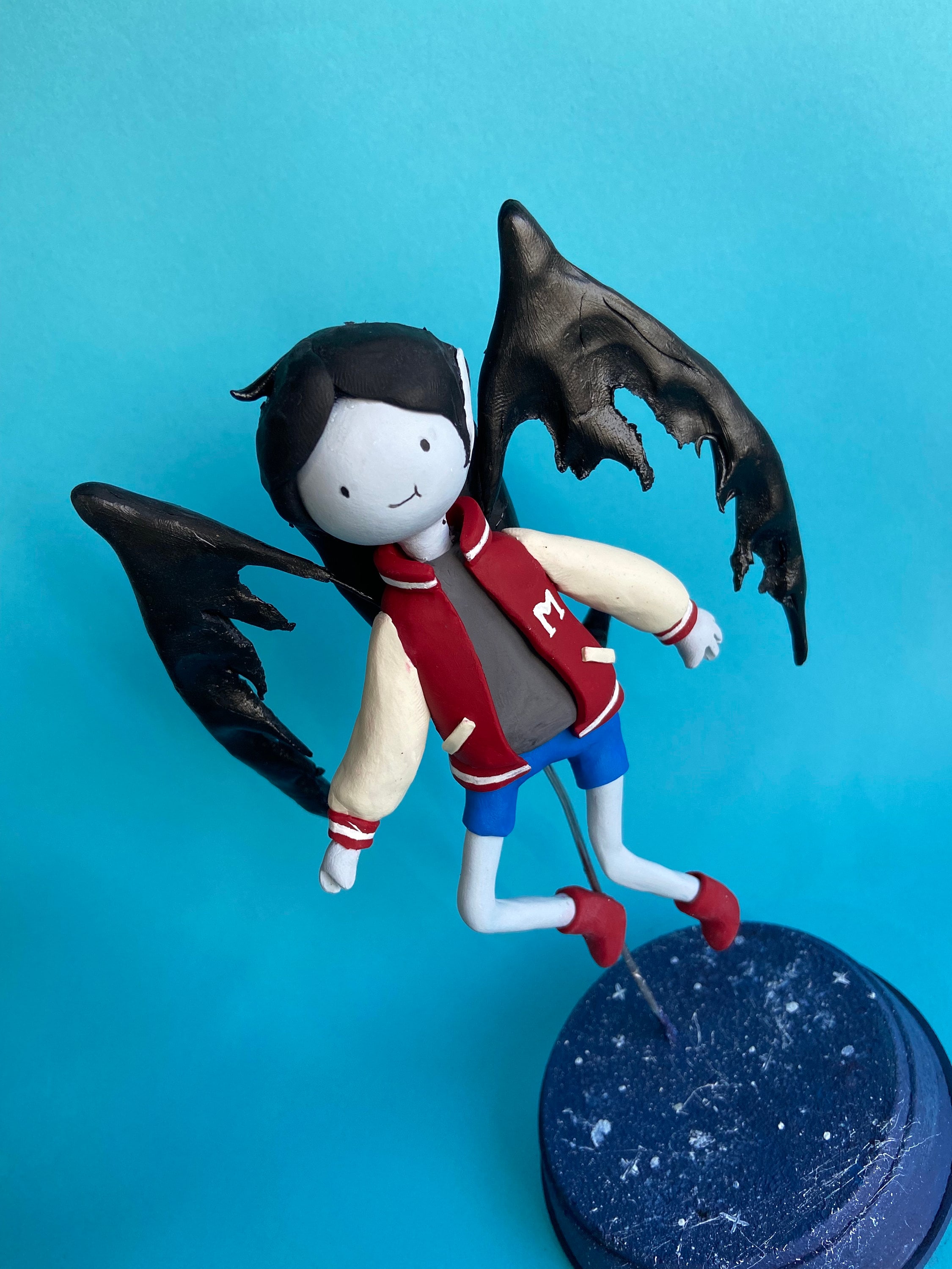 2250px x 3000px - Adventure Time, Marceline the Vampire Queen Handmade Figure, Sculpture Art  With Polymerclay. 14cm5,90 Height - Etsy