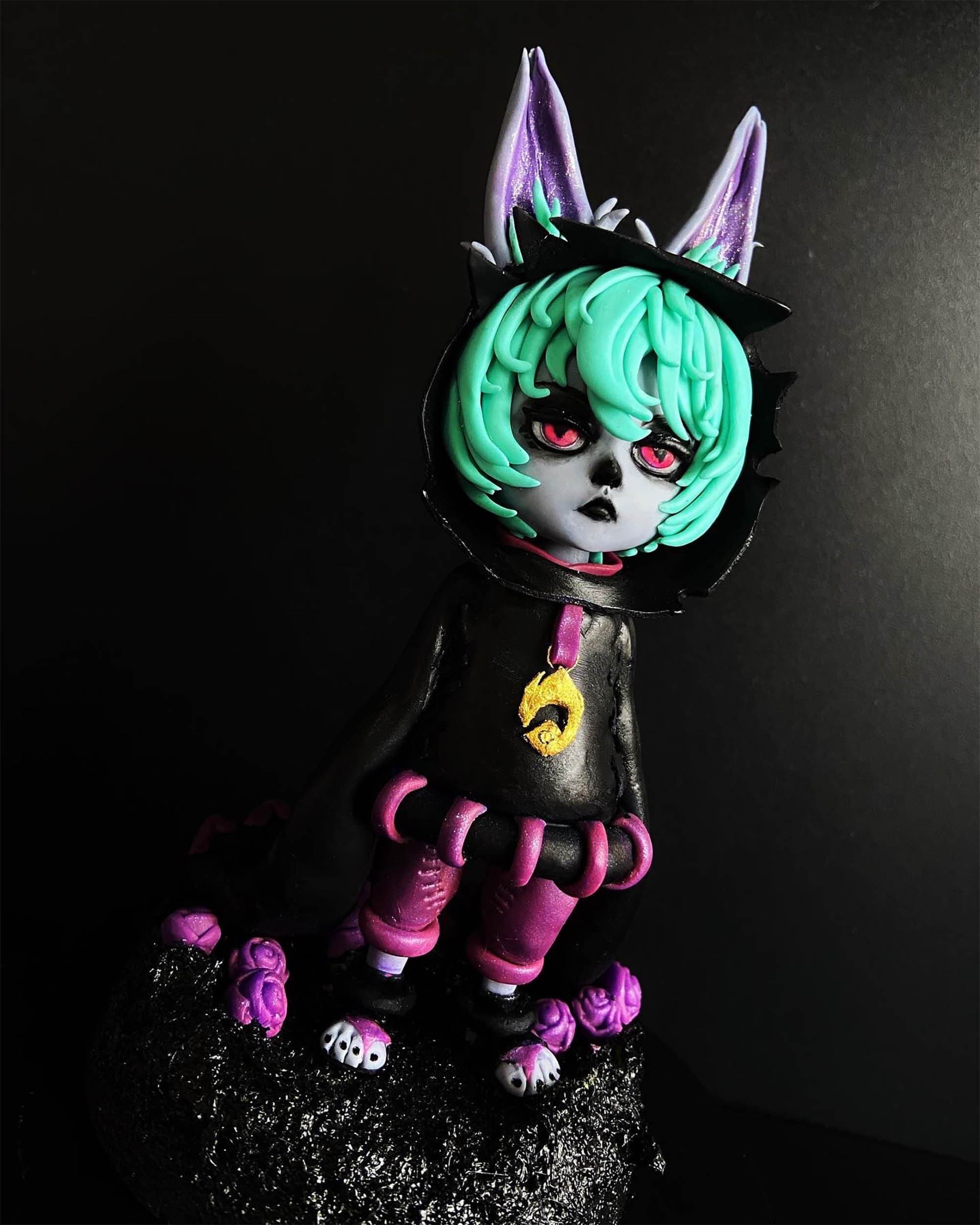 Handmade Vex League of Legends Figure by Air Dry Clay 17cm 6,7''height