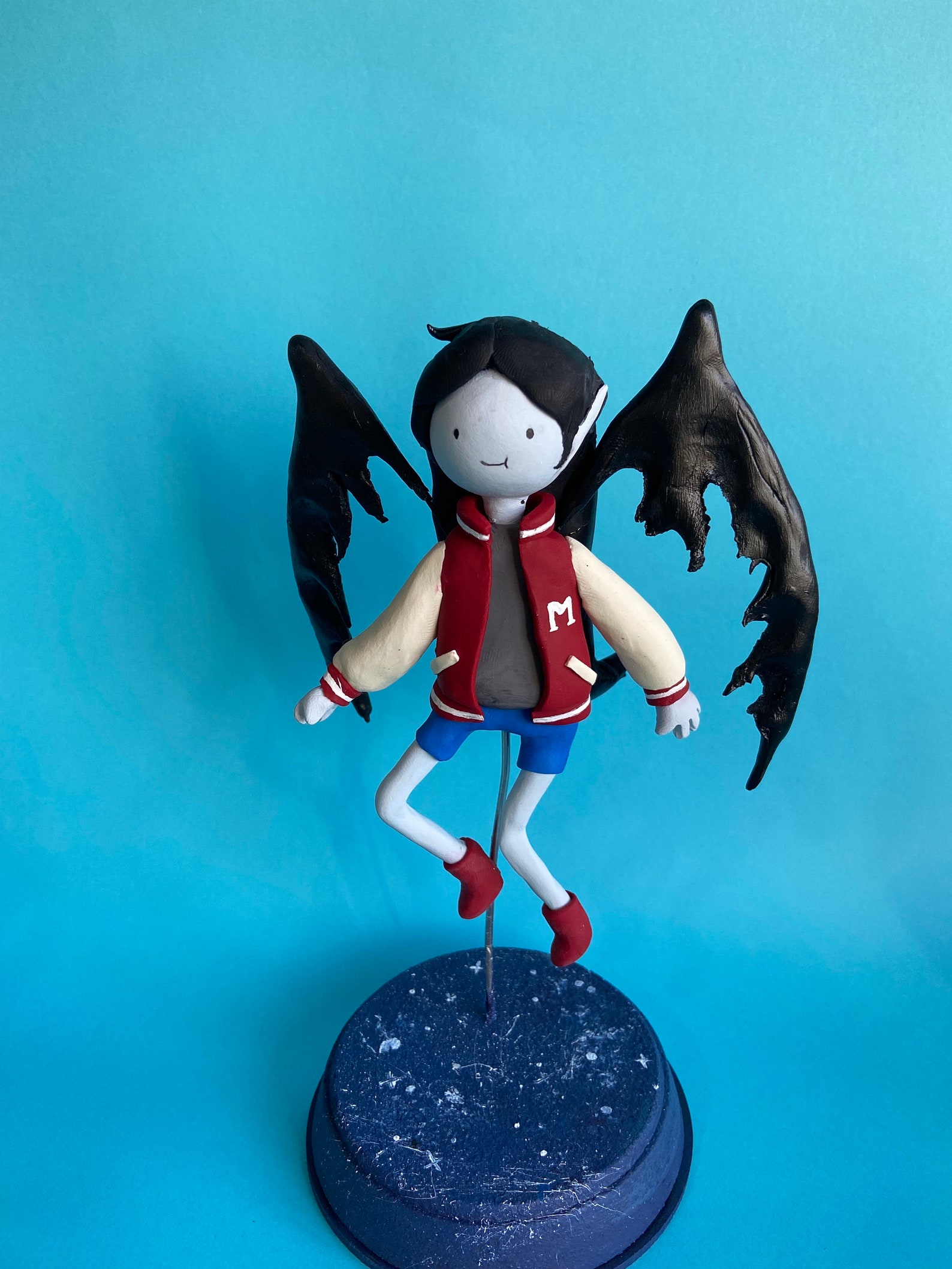 Adventure Time, Marceline the Vampire Queen Handmade Figure, Sculpture
