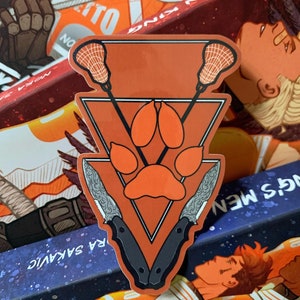 The Foxhole Court / All For The Game sticker