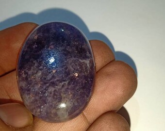 IOLITE sunstone cabochon