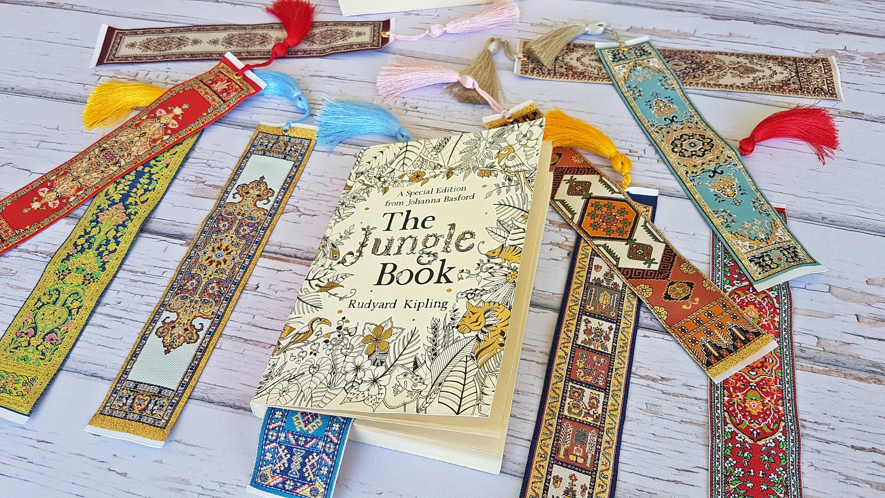 Woven Rug Bookmark Bookmark Set Bookmarks With Tassel Small Etsy