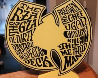Wu Tang 3D Printed Lightbox