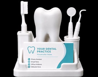 Dentist 3D Printed Business Card Holder