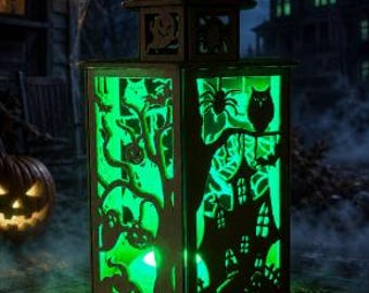 Halloween Handheld Lamp 3D Printed with LED