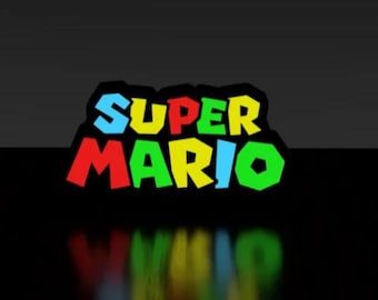 Super Mario Light Box 3D Printed