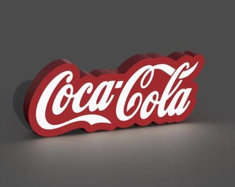 Coca-Cola Lightbox 3D Printed