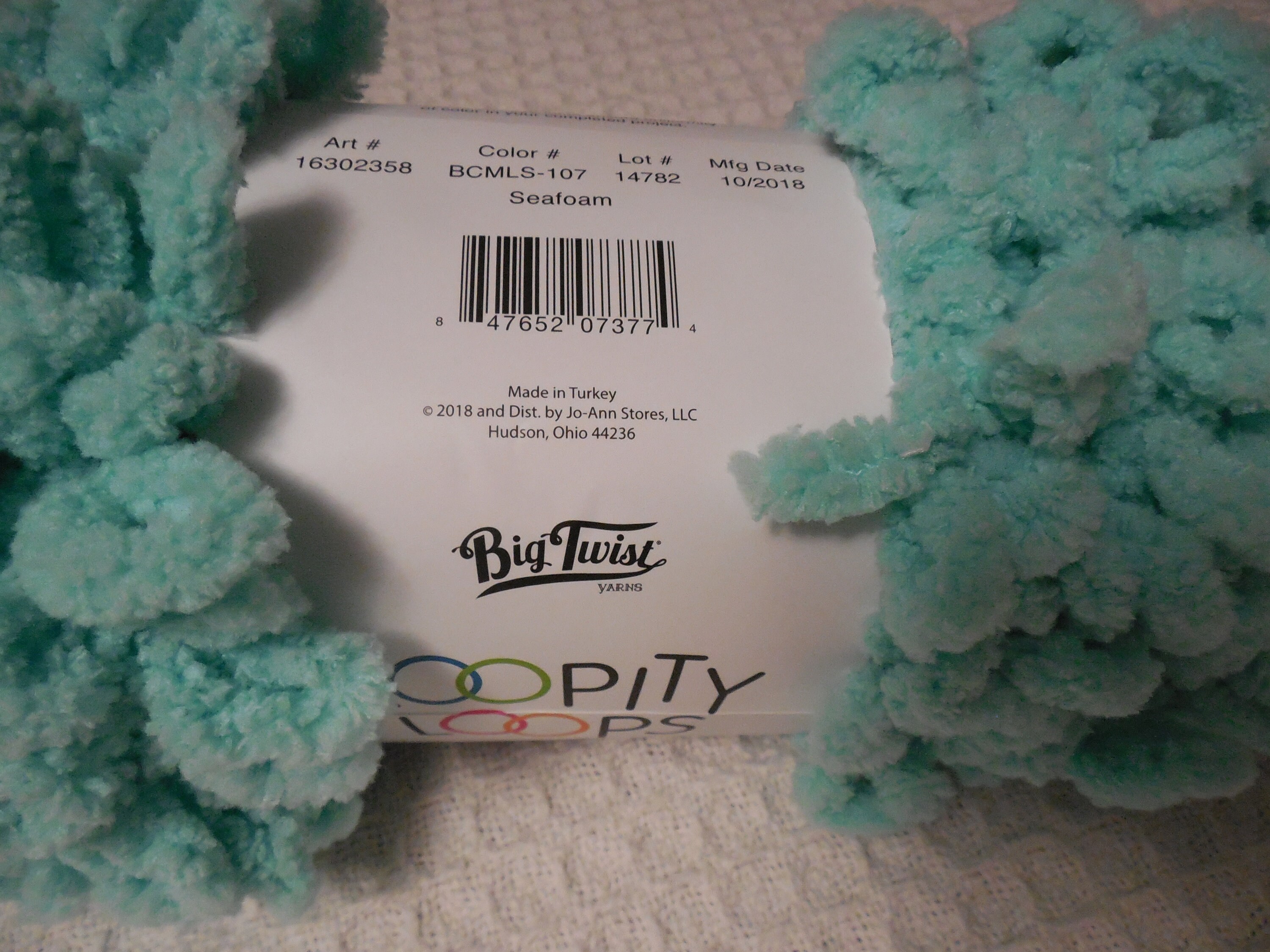 Big Twist Loopity Loops Finger Knit Loop Yarn New Skein Etsy