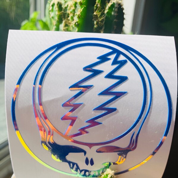 Grtfl hippie Stealie vinyl decal