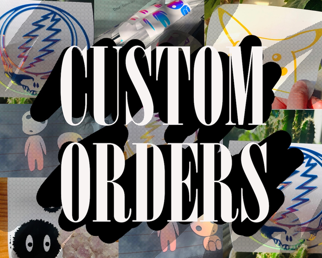 Custom Order Vinyl Decal. Letters. Pop Culture. Names. Business Logo - Etsy