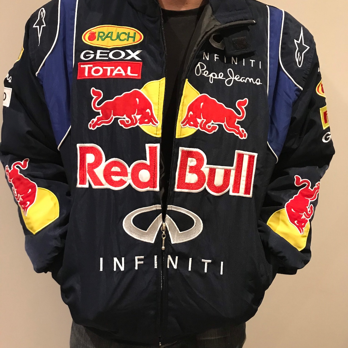 Nascar Jacket Red Bull Vintage Racing Jacket 90s F1 racing | Etsy