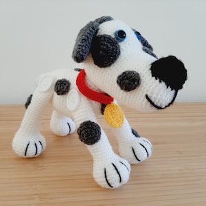 Dustin Dalmatian crochet pattern