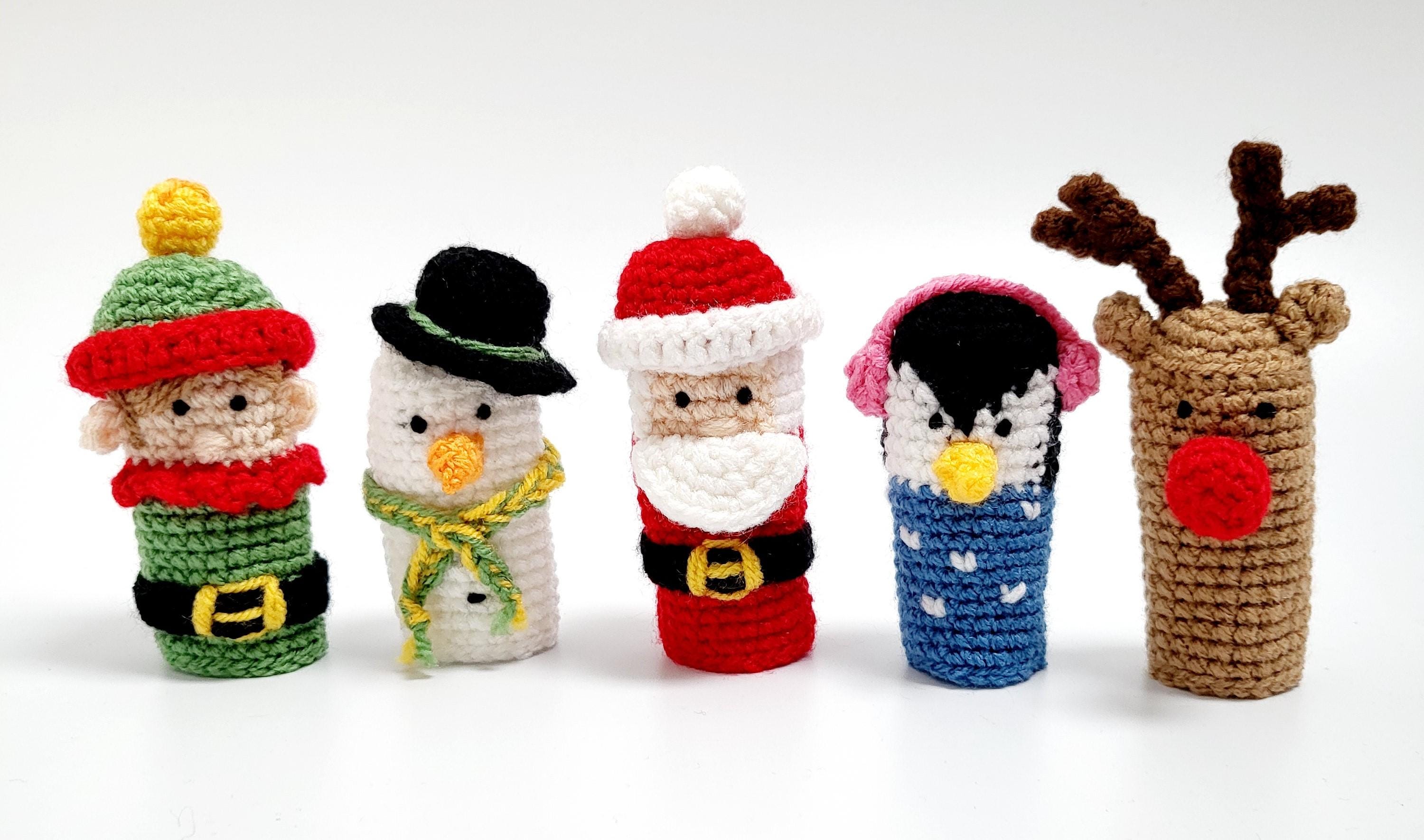 Christmas Finger Puppets Crochet Pattern - Etsy