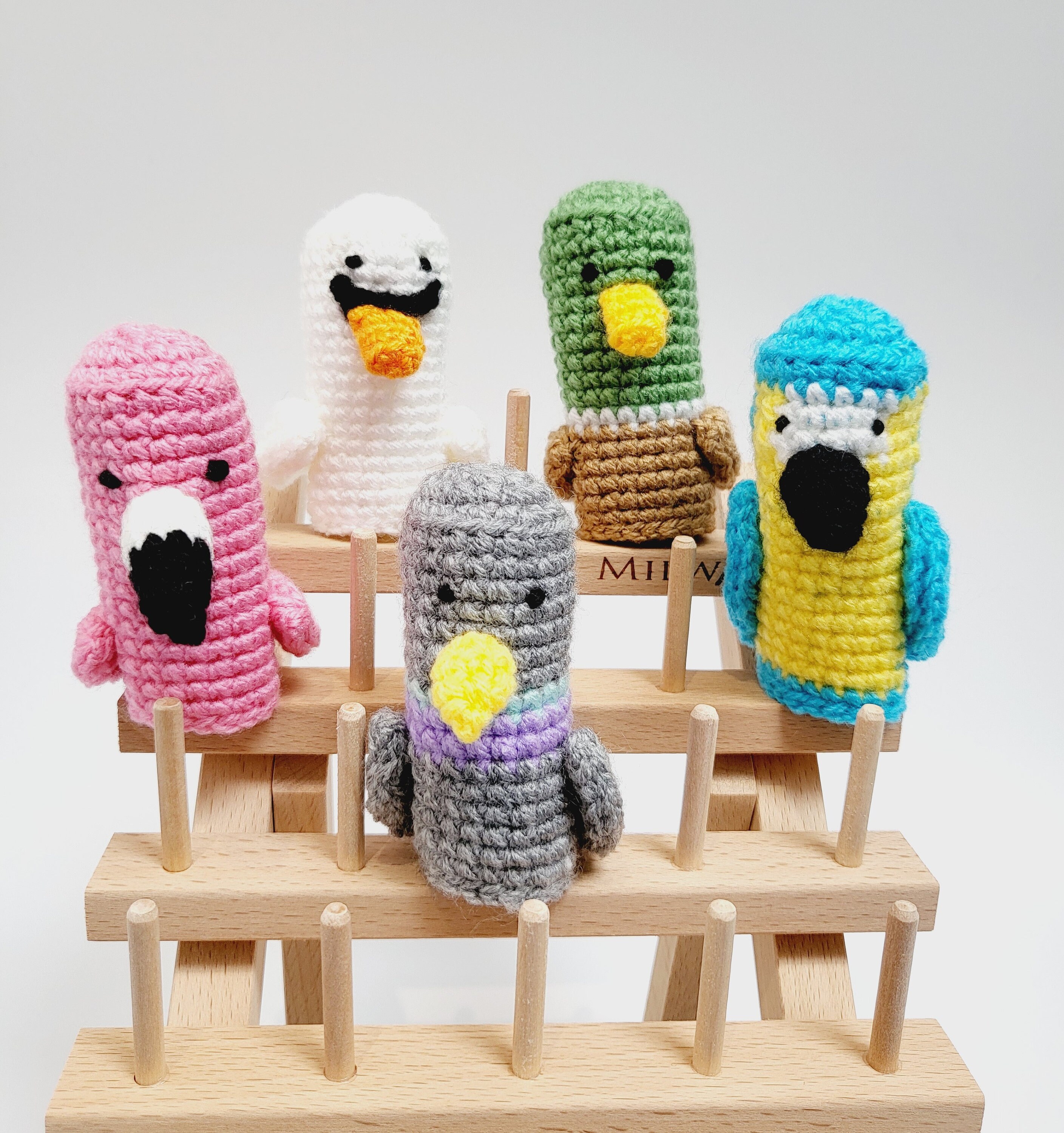 Birds Crochet Finger Puppets Pattern - Etsy