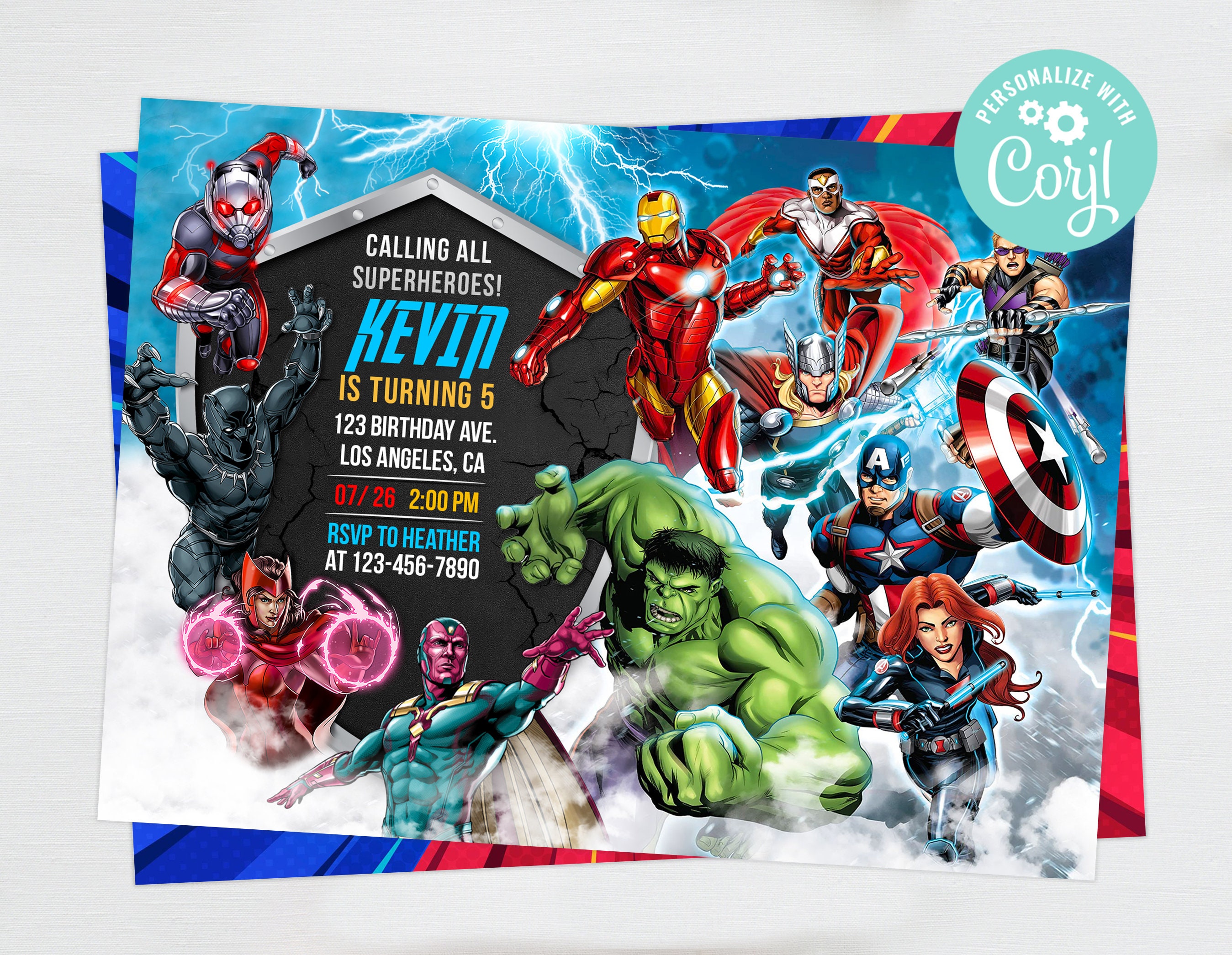 Avengers Birthday Invitation Boy Editable Template Instant - Etsy Avengers Birthday Invitation Boy Editable Template Instant - Etsy