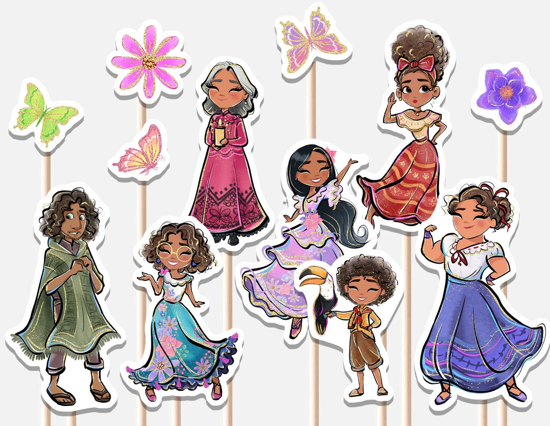 Encanto Centerpieces Birthday Decoration Girl Party Decor Etsy