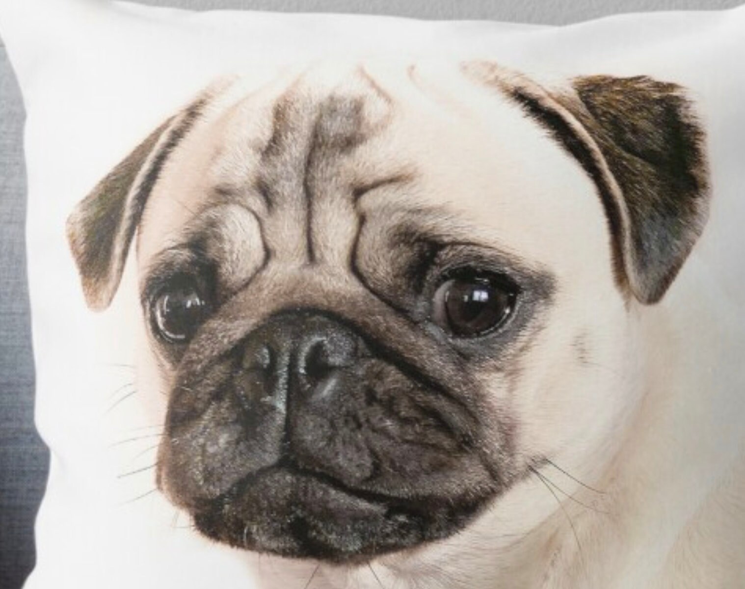 Mops Kissenbezug Mops Geschenk Hund Liebhaber Geschenke Etsy.de