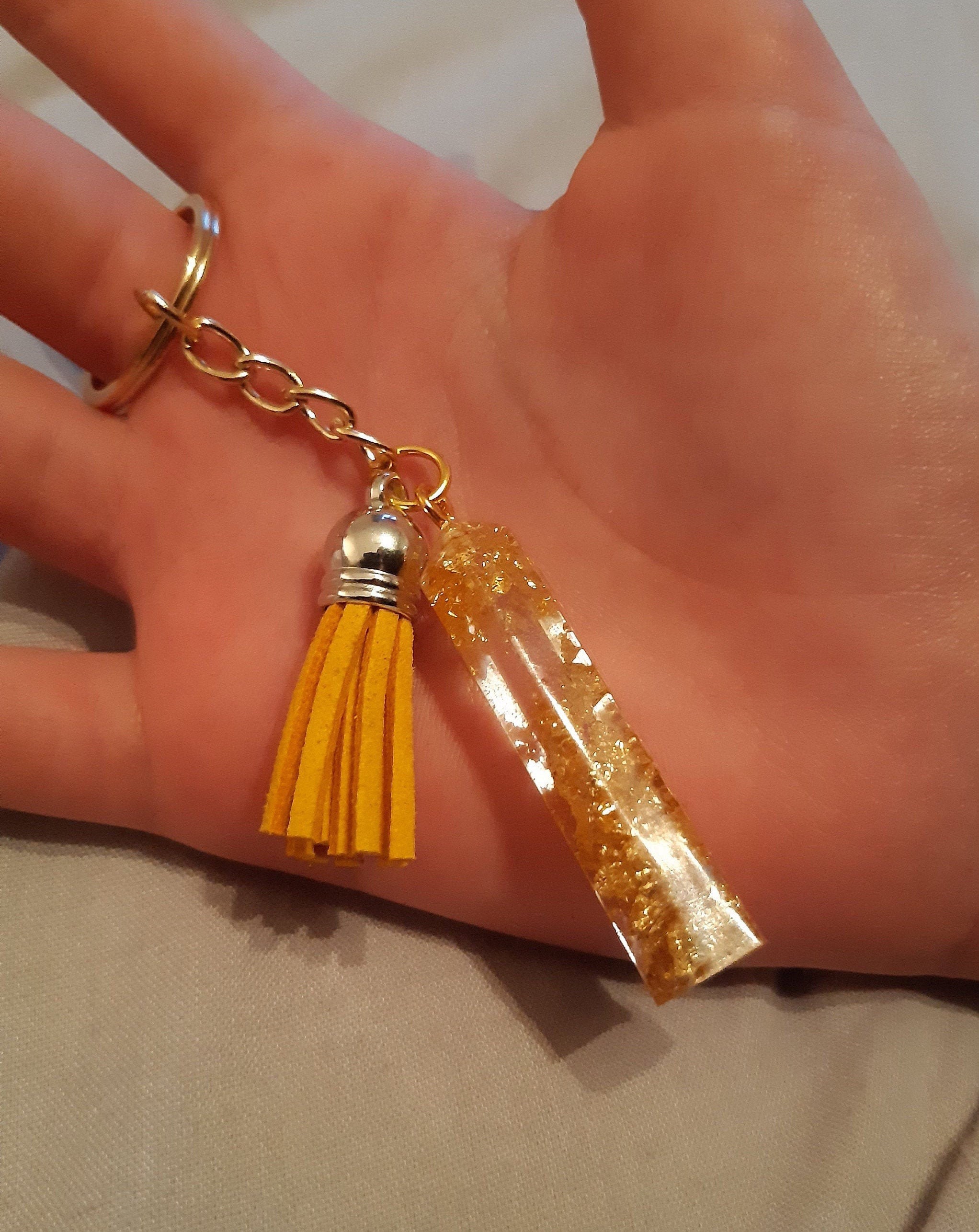 Pointed Prism Keychain with Optional Tassel Etsy