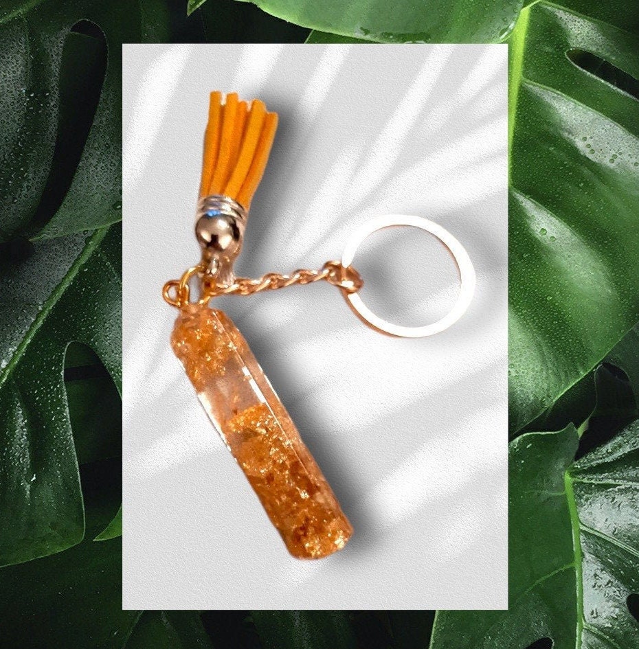 Pointed Prism Keychain with Optional Tassel Etsy