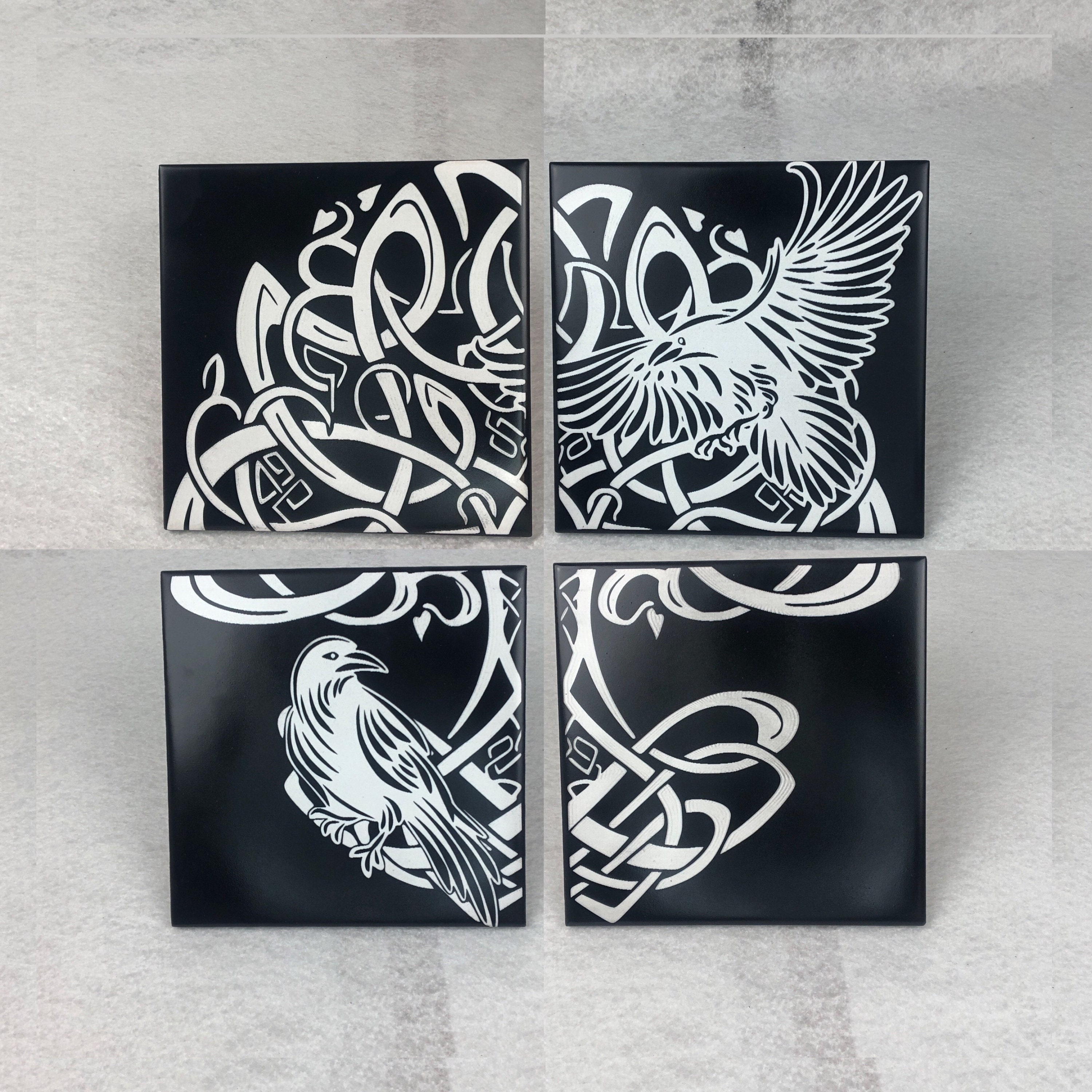 Carrelages Scéniques Arbre de Vie et Oiseaux