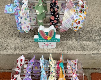 Spring and Easter Headbands, Flat or bow style