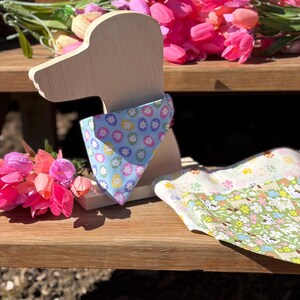 Handmade Easter Dog Bandana: Spring Cotton Pet Neckwear