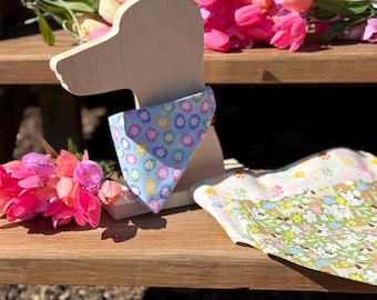 Handmade Easter Dog Bandana: Spring Cotton Pet Neckwear